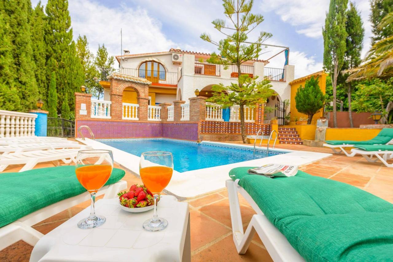 Casa Jardin Del Olivar Con Piscina Privada Alcaucin Ngoại thất bức ảnh