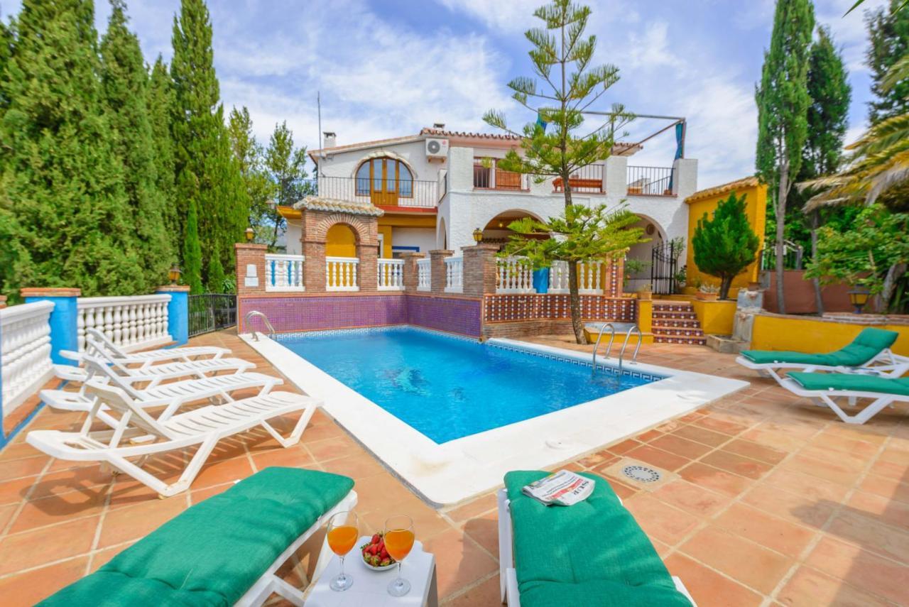 Casa Jardin Del Olivar Con Piscina Privada Alcaucin Ngoại thất bức ảnh