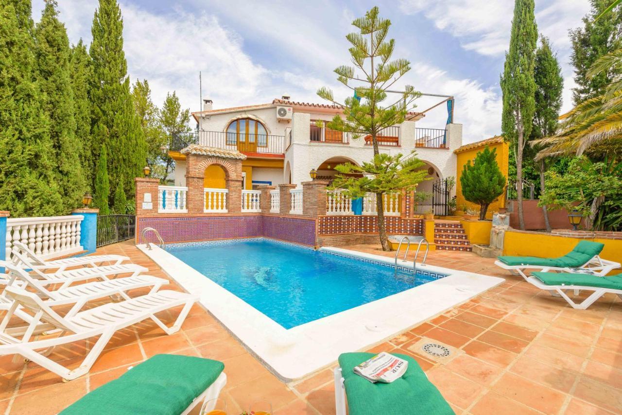 Casa Jardin Del Olivar Con Piscina Privada Alcaucin Ngoại thất bức ảnh